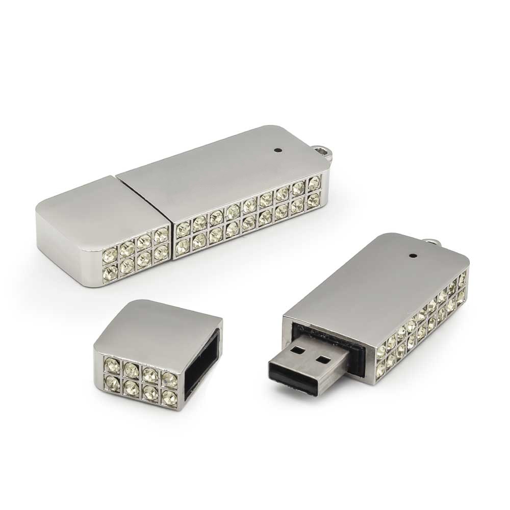 Crystal Studded USB Flash Drives