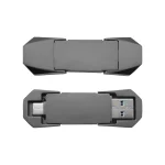 OTG USB Flip in Gun Metal 32GB