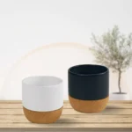 Ceramic Cup with Cork Base