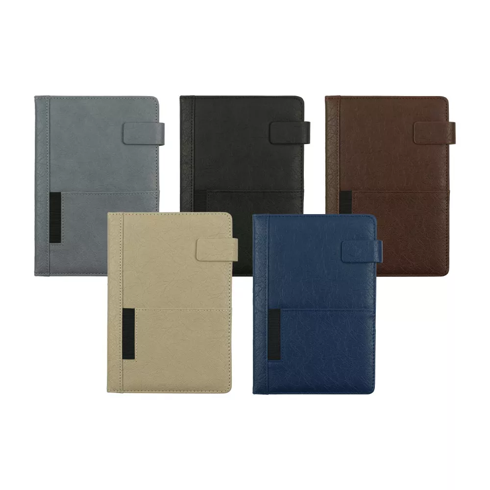 A5 PU notebook with front pocket