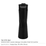 Double Wall Stainless Steel Bottle 500ml