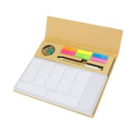 Eco-Friendly Weekly Planner Kit with Pen, Clip, Sticky Notes - Image 4