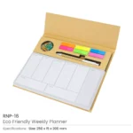 Eco-Friendly Weekly Planner Kit with Pen, Clip, Sticky Notes - Image 5