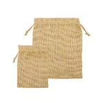 Jute Drawstring Pouches in A4 and A5 Size - Image 3
