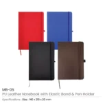 A5 PU Leather Notebooks