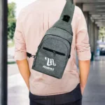 Triangular Sling Crossbody Bags with Headphone Hole - Image 7