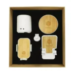 Promotional Tech Gift Sets with Brown Cardboard Gift Box - Image 2