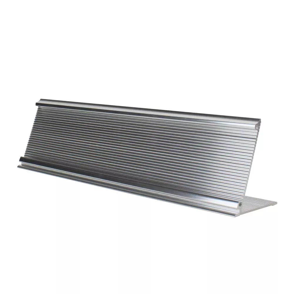 Aluminum Desk Sign Holders in Silver Color